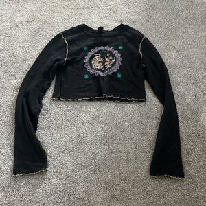 Urban Outfitters Long Sleeve Crop Top